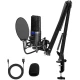 میکروفون کندانسور و پایه لرزشگیر Yanmai MicPro X3 + پاپ فیلتر