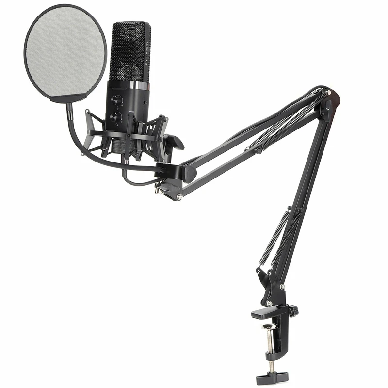 میکروفون کندانسور و پایه لرزشگیر Yanmai MicPro X3 + پاپ فیلتر