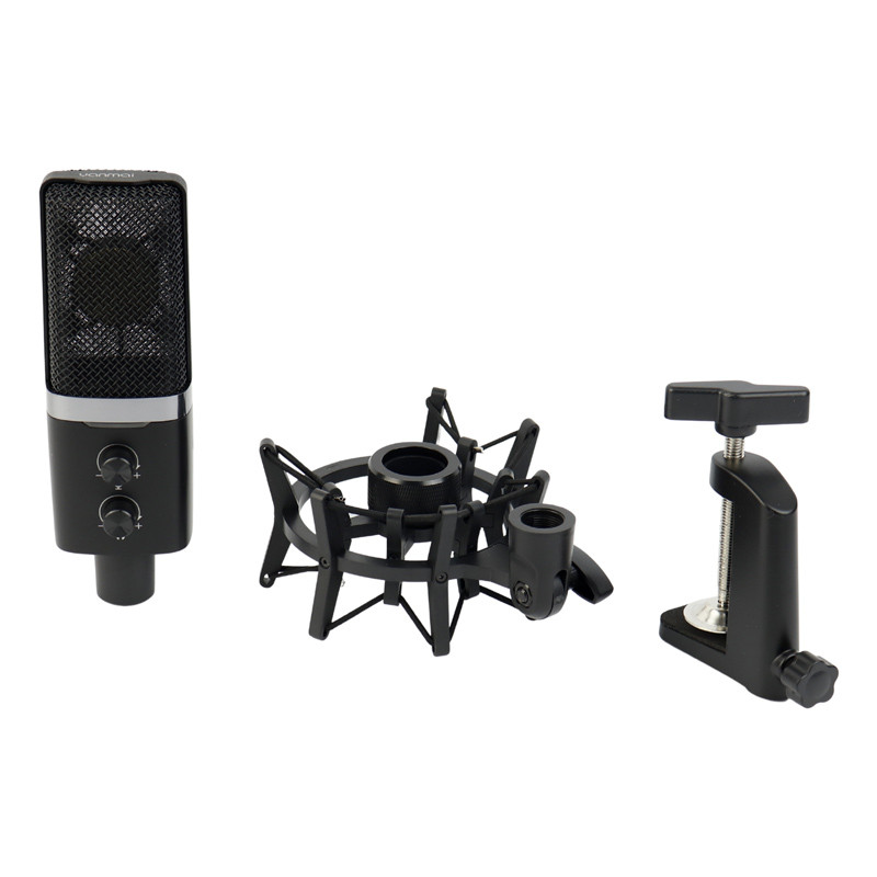 میکروفون کندانسور و پایه لرزشگیر Yanmai MicPro X3 + پاپ فیلتر