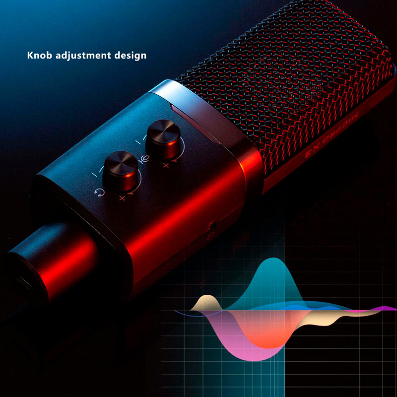 میکروفون کندانسور و پایه لرزشگیر Yanmai MicPro X3 + پاپ فیلتر