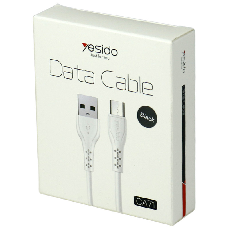 کابل میکرو یو اس بی Yesido CA71 2A 1m