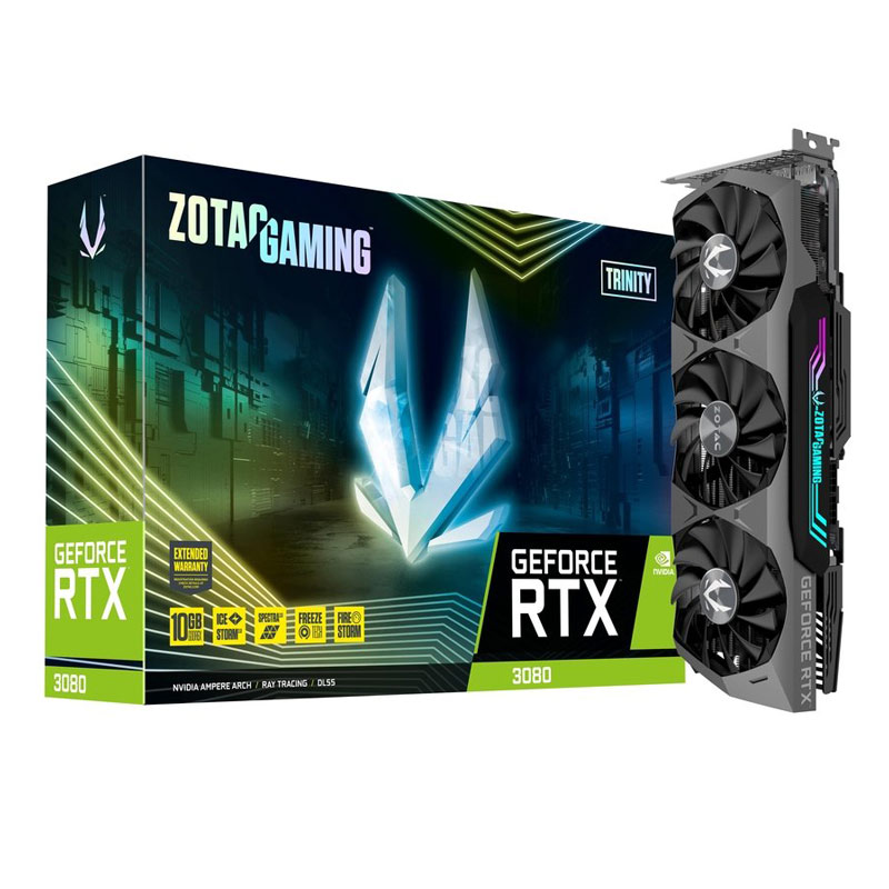 کارت گرافیک Zotac GeForce RTX3080 Trinity OC 12GB GDDR6X 384Bit
