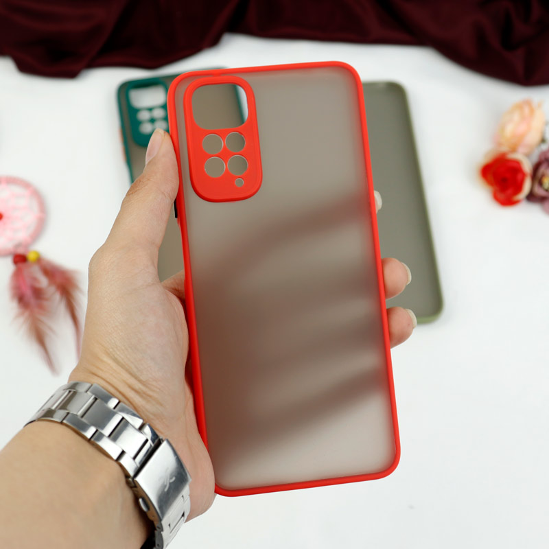 قاب PC مات محافظ لنز دار Xiaomi Redmi Note 11