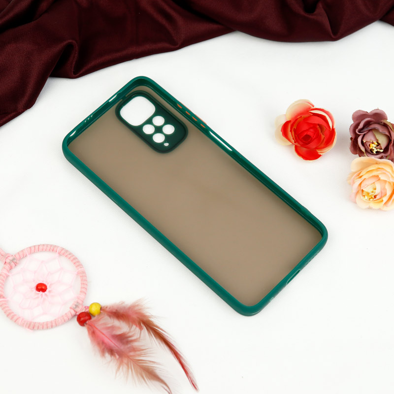 قاب PC مات محافظ لنز دار Xiaomi Redmi Note 11
