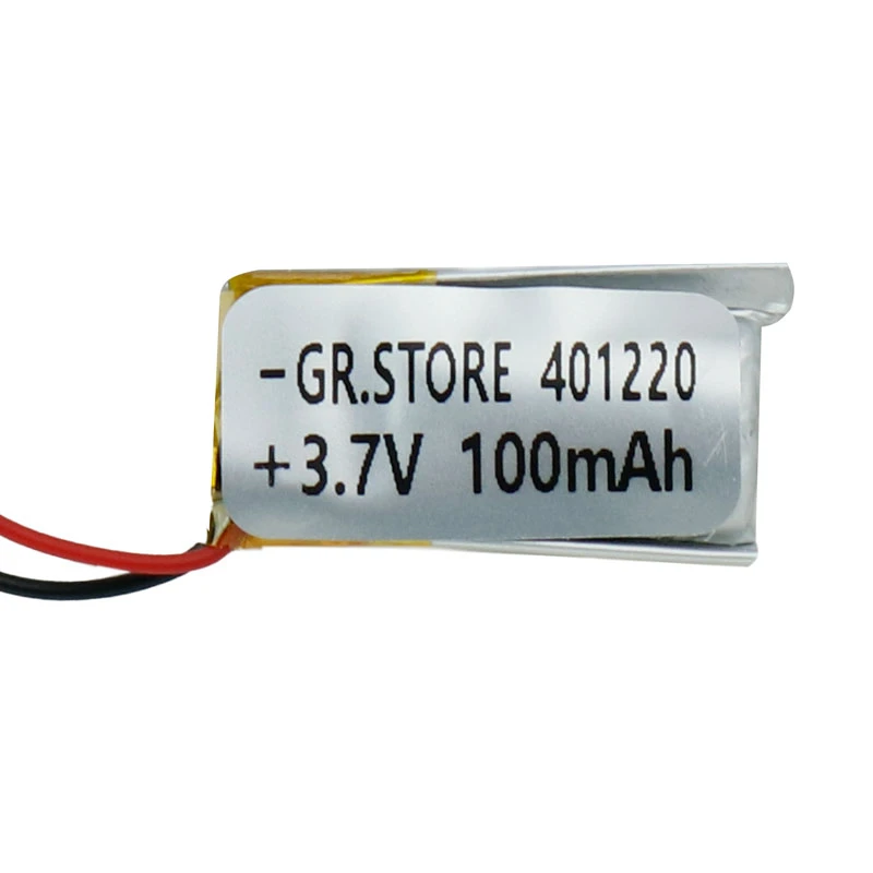 باتری لیتیوم 100mAh 21*11*3mm 401220