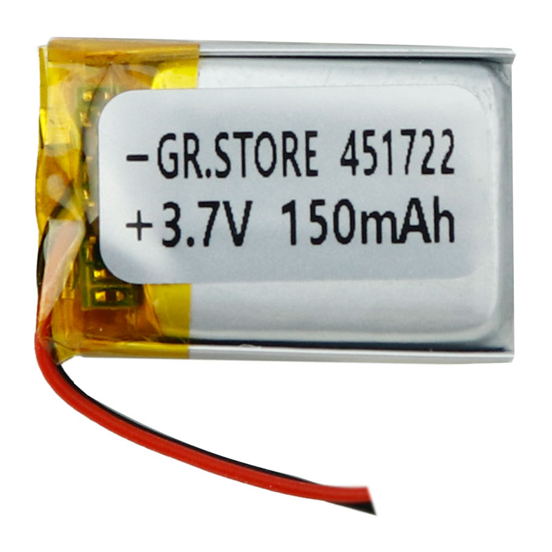 باتری لیتیوم 150mAh 30*18*3mm 451722