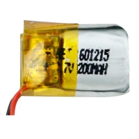 باتری لیتیوم 200mAh 16*11*5mm 601215