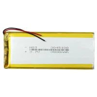 باتری لیتیوم 3000mAh 100*40*2mm 3045100