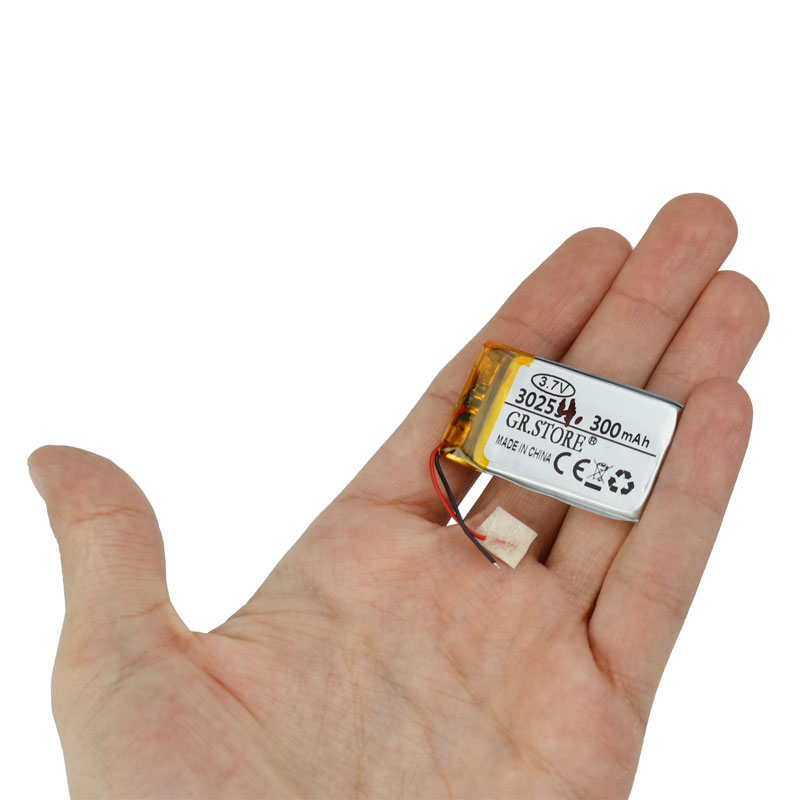 باتری لیتیوم 300mAh 40*24*3mm 302540