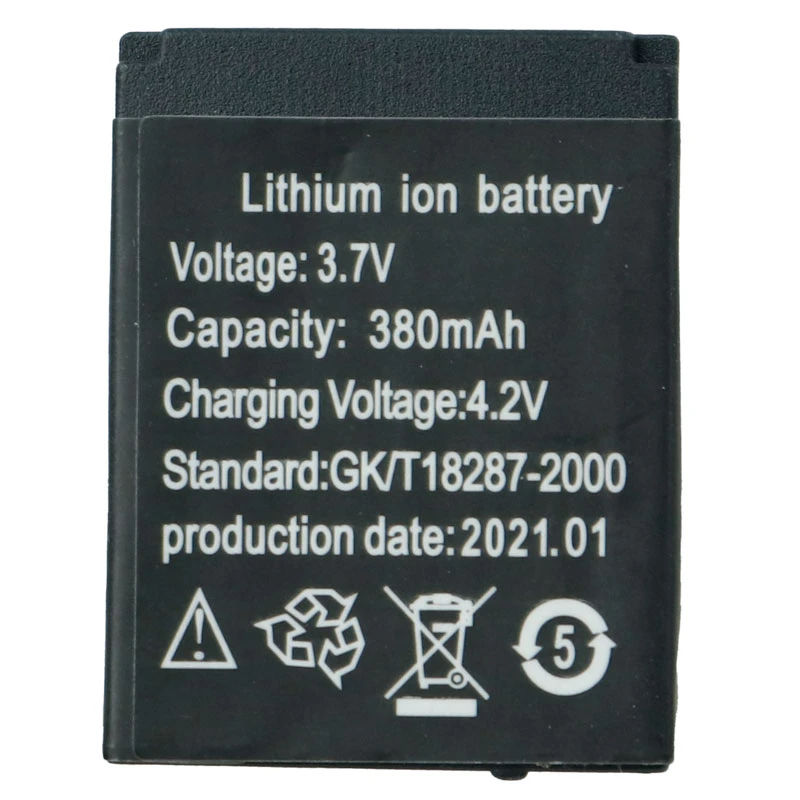 باتری لیتیوم 380mAh 32*25*5mm LQ-S1