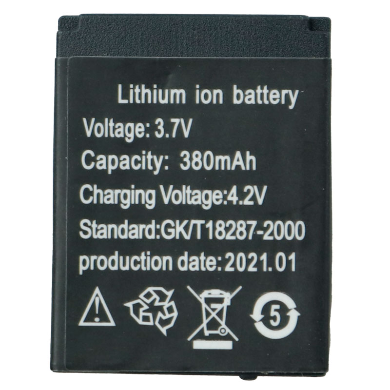 باتری لیتیوم 380mAh 32*25*5mm LQ-S1