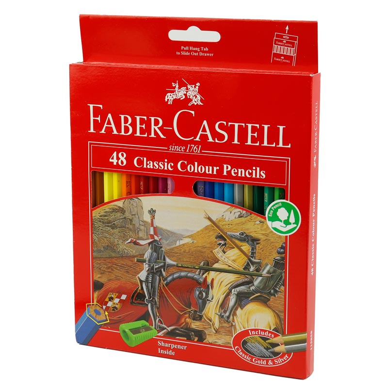 مداد رنگی ۴۸ رنگ فابر کاستل Faber-Castell 115858