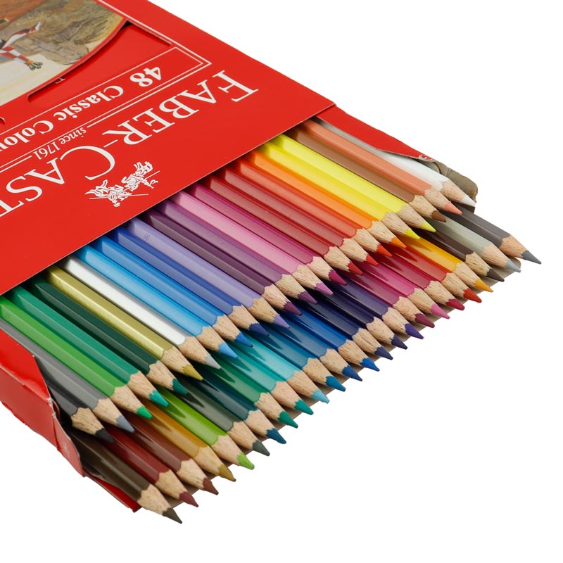 مداد رنگی 48 رنگ فابر کاستل Faber-Castell 115858