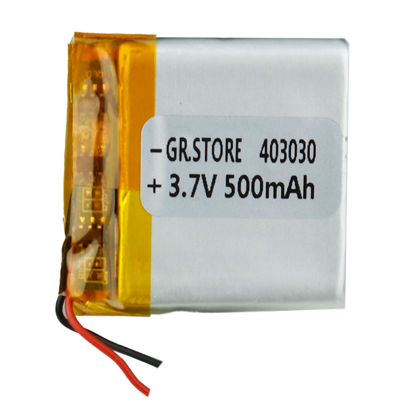 باتری لیتیوم 500mAh 28*25*3mm 403030
