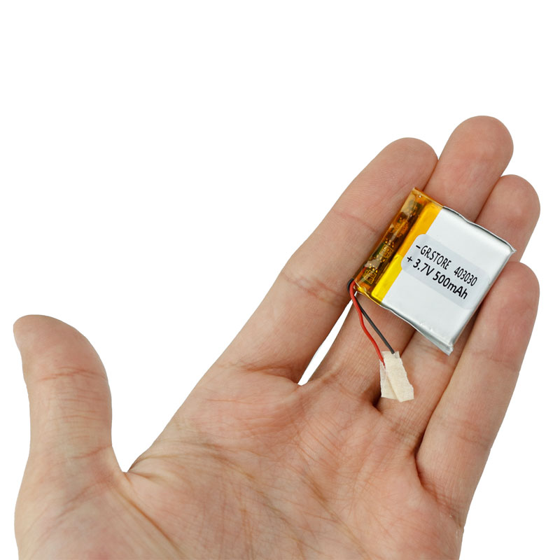 باتری لیتیوم 500mAh 28*25*3mm 403030