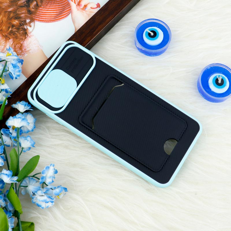 قاب ضد ضربه جاکارتی دار محافظ لنز کشویی کلاسیک Samsung Galaxy A03 Core