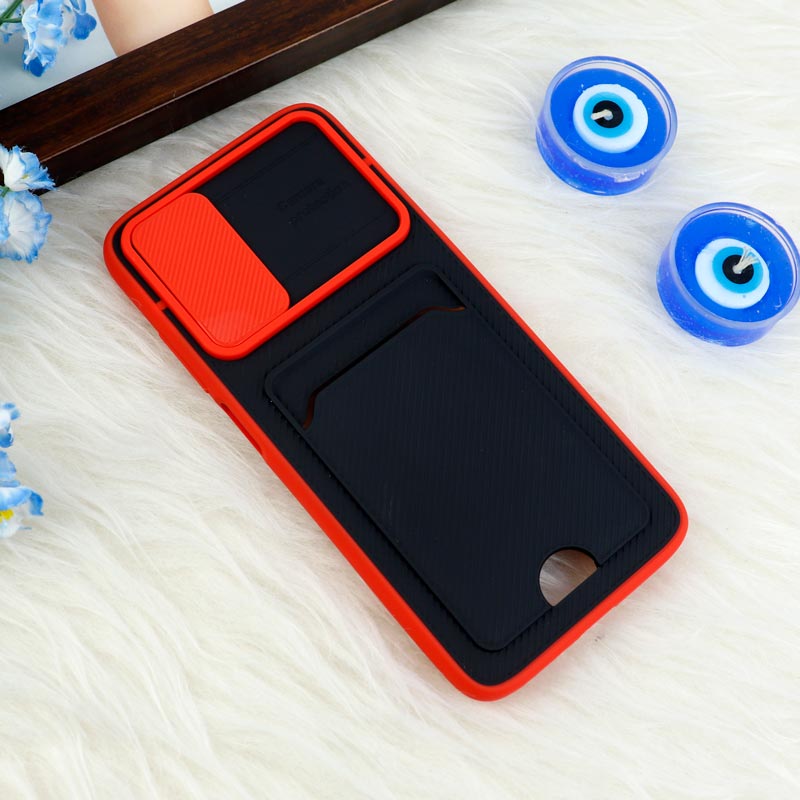 قاب ضد ضربه جاکارتی دار محافظ لنز کشویی کلاسیک Xiaomi Redmi 10