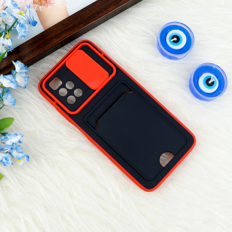 قاب ضد ضربه جاکارتی دار محافظ لنز کشویی کلاسیک Xiaomi Redmi 10