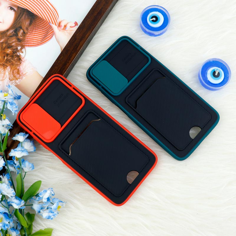 قاب ضد ضربه جاکارتی دار محافظ لنز کشویی کلاسیک Xiaomi Redmi 10