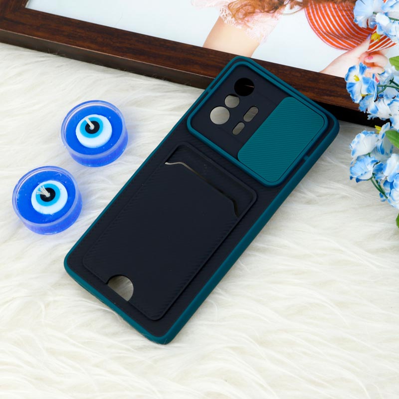 قاب ضد ضربه جاکارتی دار محافظ لنز کشویی کلاسیک Xiaomi 11T / 11T Pro