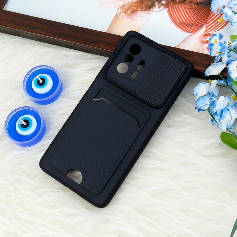 قاب ضد ضربه جاکارتی دار محافظ لنز کشویی کلاسیک Xiaomi 11T / 11T Pro