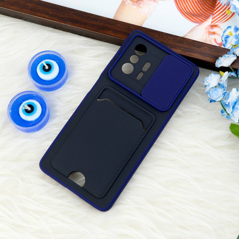 قاب ضد ضربه جاکارتی دار محافظ لنز کشویی کلاسیک Xiaomi 11T / 11T Pro