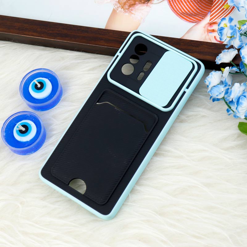 قاب ضد ضربه جاکارتی دار محافظ لنز کشویی کلاسیک Xiaomi 11T / 11T Pro