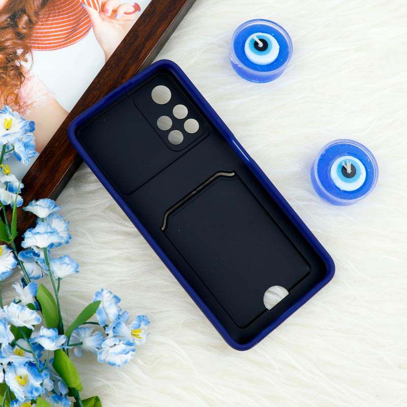 قاب ضد ضربه جاکارتی دار محافظ لنز کشویی کلاسیک Xiaomi Poco M4 Pro