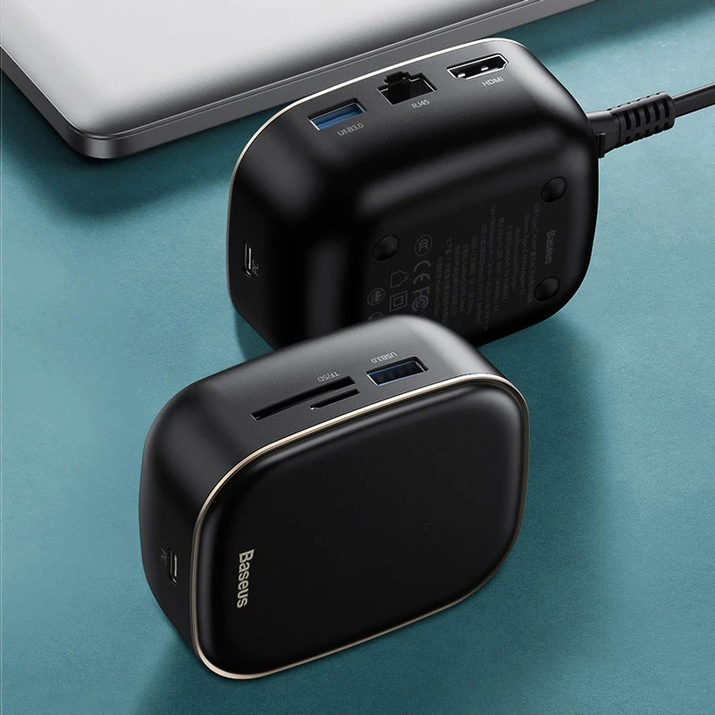 هاب 8 پورت Type-C باسئوس Multifunctional CAHUB-AC