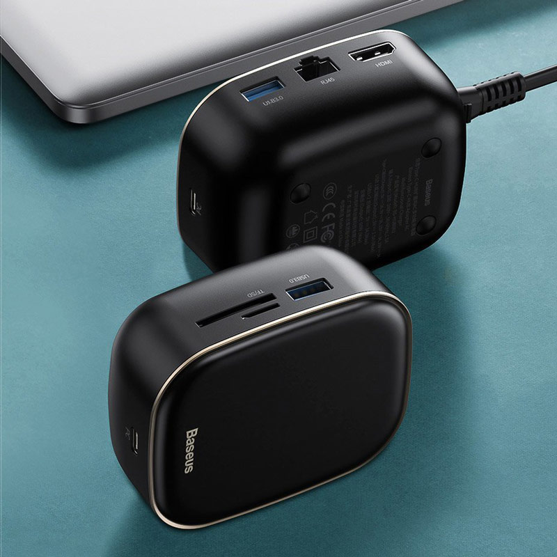 هاب 8 پورت Type-C باسئوس Multifunctional CAHUB-AC