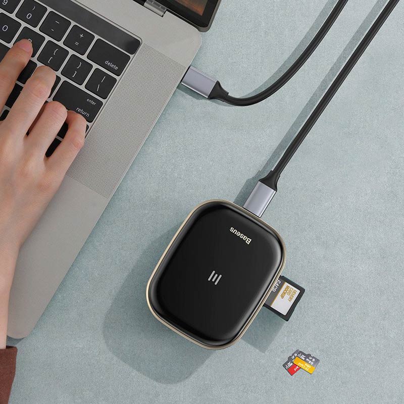 هاب 8 پورت Type-C باسئوس Multifunctional CAHUB-AC
