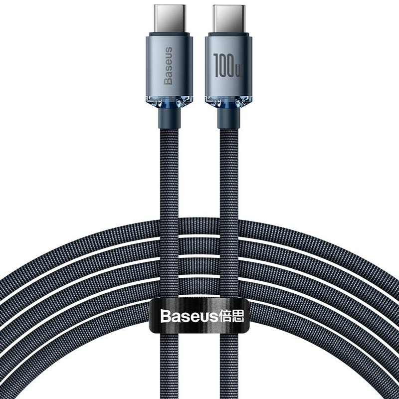 کابل تبدیل فست شارژ Baseus CAJY00070 Type-C to Type-C 5A PD 100W 2m