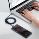 کابل دو سر تایپ سی فست شارژ 100 وات باسئوس CAJY00070 طول 2 متر