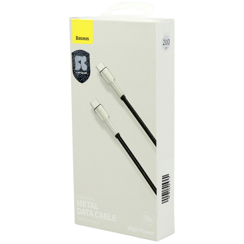 کابل تبدیل فست شارژ Baseus CATJK-D Type-C to Type-C PD 100W 5A 2m