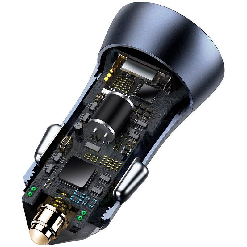 شارژر فندکی فست شارژ Baseus Golden Contactor Pro Dual CCJD QC4.0 3A PD 40W