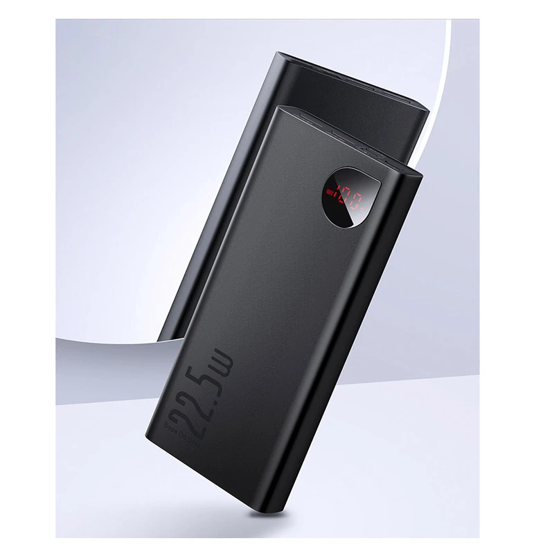 پاور بانک فست شارژ باسئوس PPADM10S QC3.0 PD 22.5W ظرفیت 10000 میلی آمپر ساعت