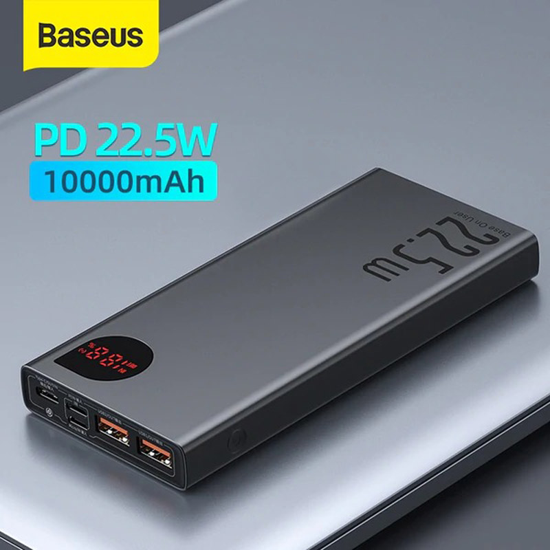 پاور بانک فست شارژ 10000 باسئوس Baseus PPADM10S QC3.0 PD 22.5W