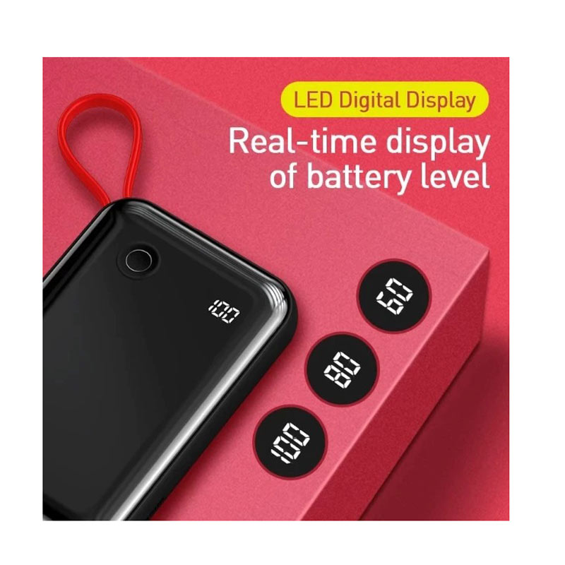 پاور بانک فست شارژ 10000 باسئوس Baseus Mini S PPXF-A QC3.0 PD3.0 15W