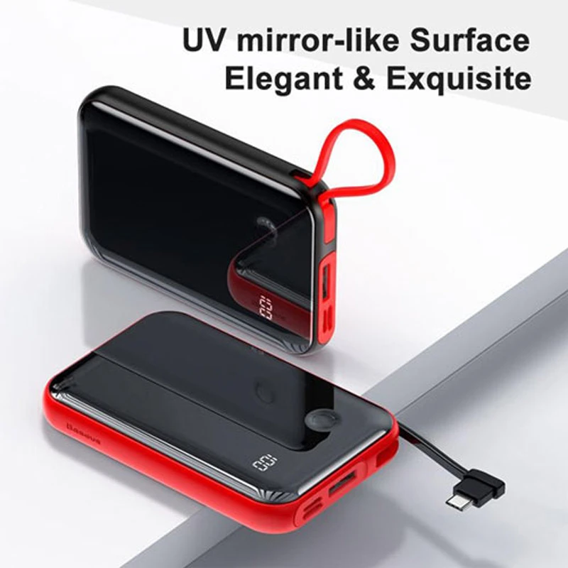 پاور بانک فست شارژ 10000 باسئوس Baseus Mini S PPXF-A QC3.0 PD3.0 15W