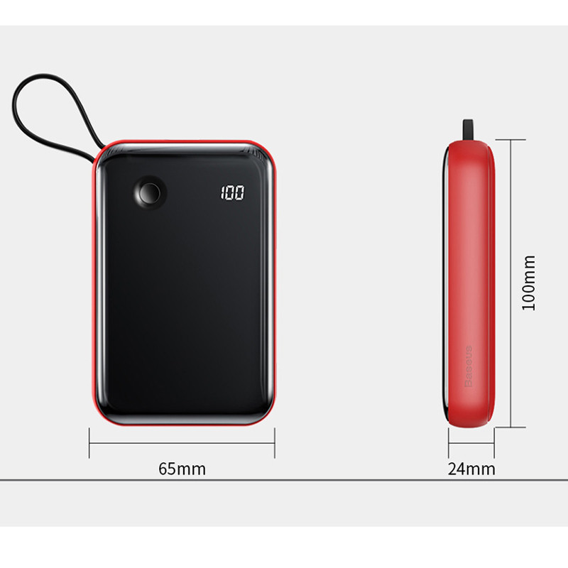 پاور بانک فست شارژ 10000 باسئوس Baseus Mini S PPXF-A QC3.0 PD3.0 15W