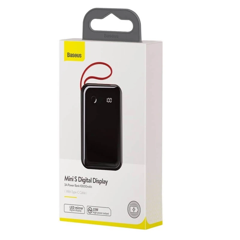 پاور بانک فست شارژ 10000 باسئوس Baseus Mini S PPXF-A QC3.0 PD3.0 15W