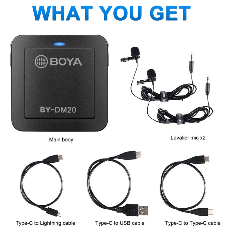 میکروفون یقه ای Boya BY-DM20