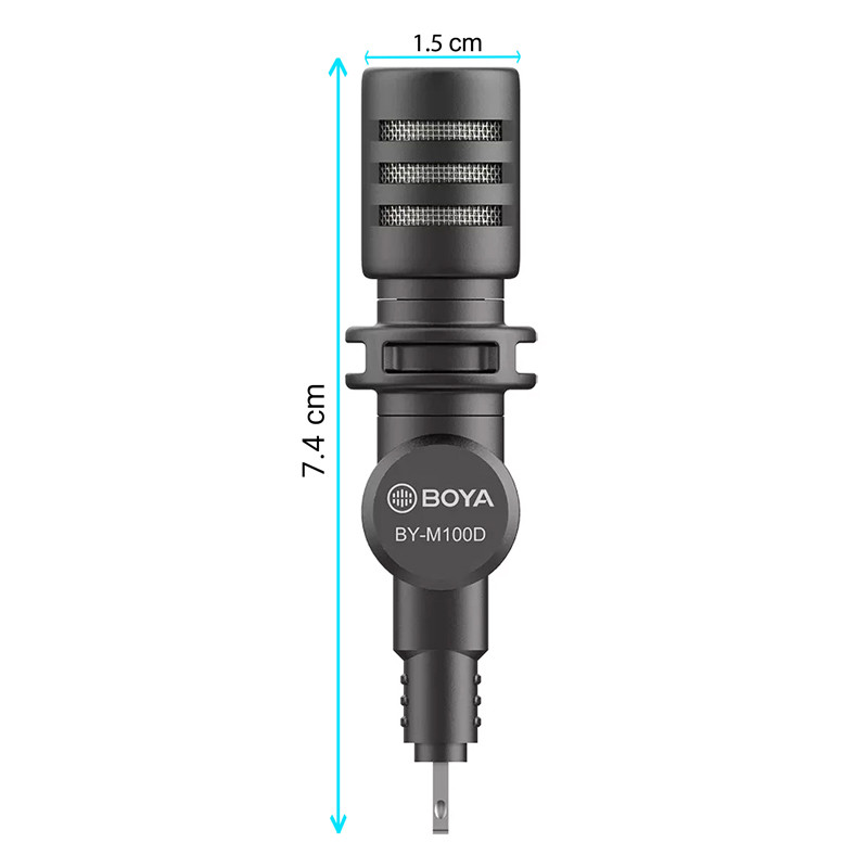 میکروفون کندانسر Boya BY-M100D Lightning