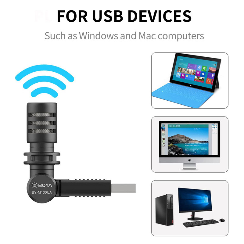 میکروفون کندانسر Boya BY-M100UA USB