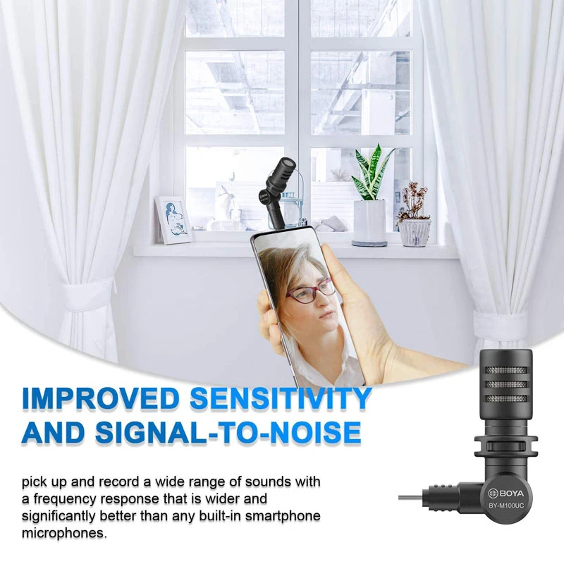 میکروفون کندانسور Boya BY-M100UC Type-C