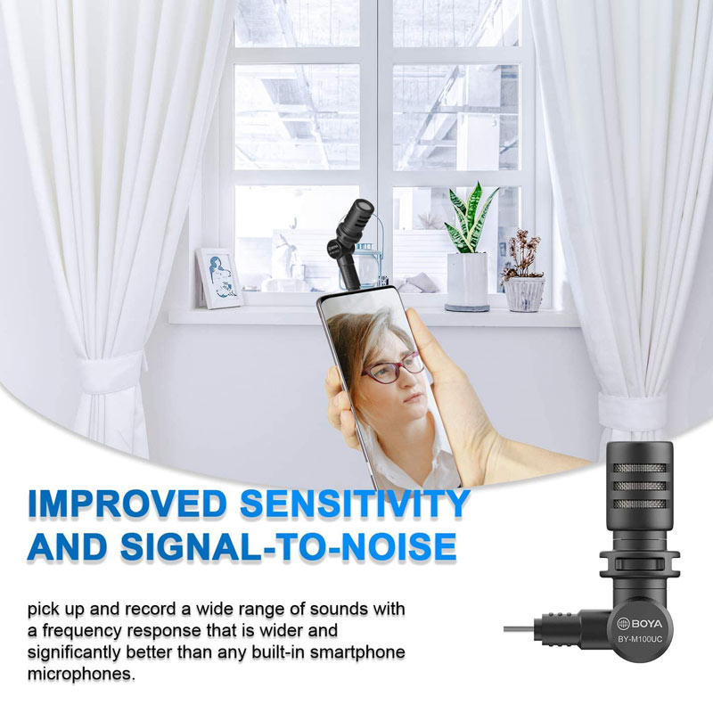 میکروفون کندانسور Boya BY-M100UC Type-C