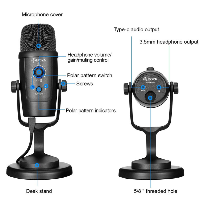میکروفون رومیزی Boya BY-PM500