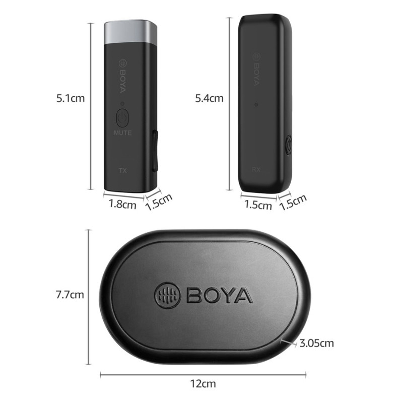 میکروفون یقه ای بی سیم Boya BY-WM3U