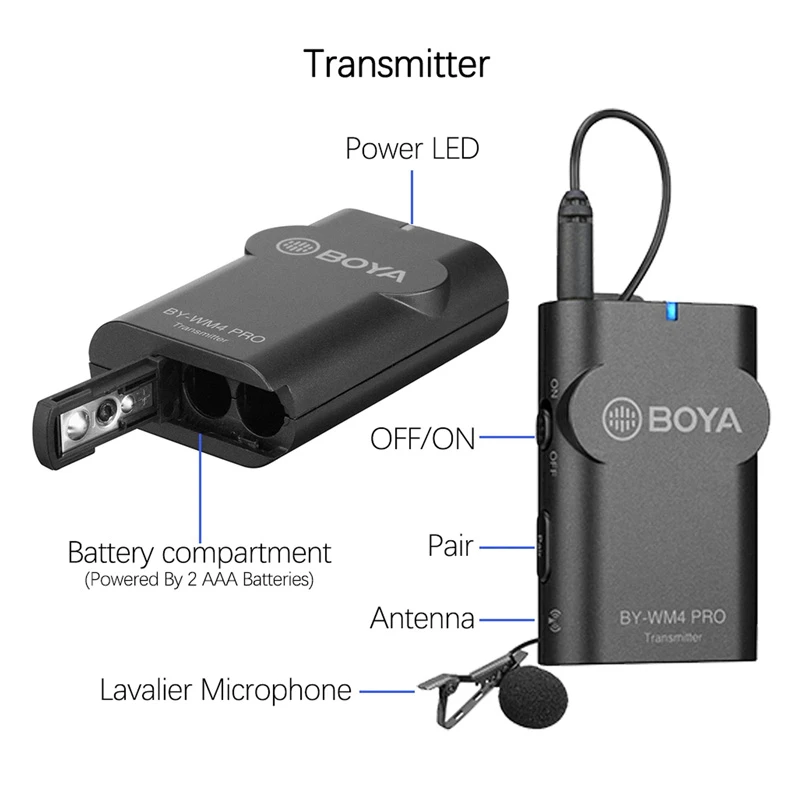 میکروفون یقه ای بی سیم Boya BY-WM4 Pro-K6