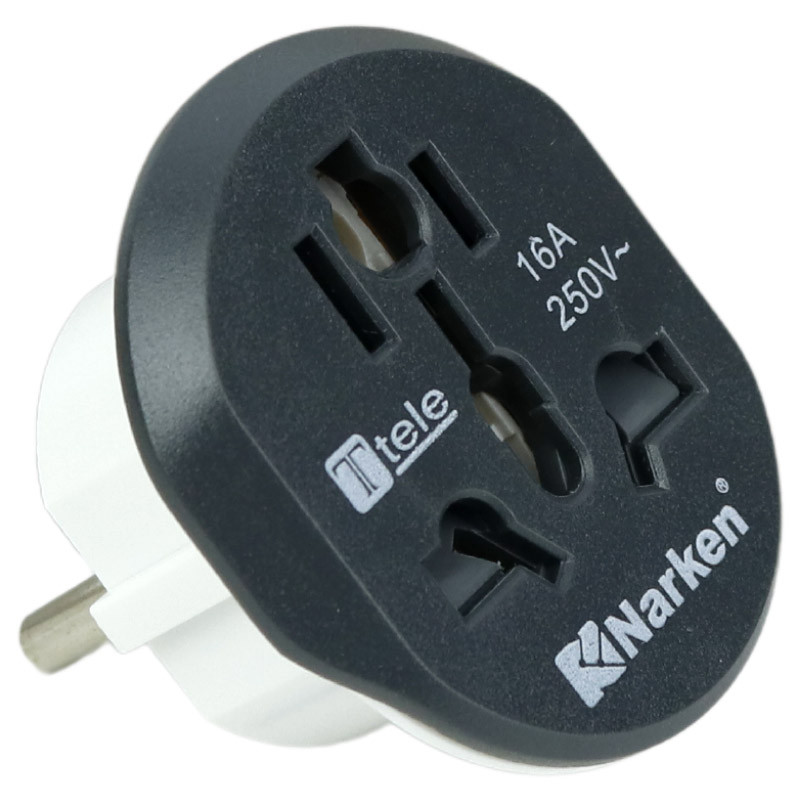تبدیل 3 به 2 برق Narken Tele 16A 250V